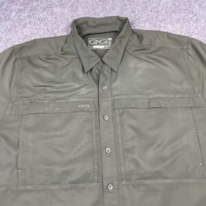 GameGuard Shirt Mens 4XL Green Hunting Fishing Vented Outdoor